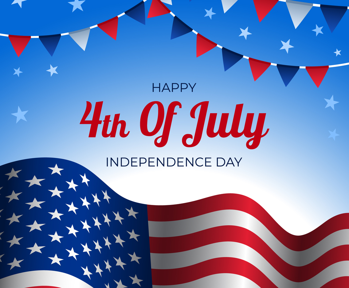 American Independence Day Background Concept