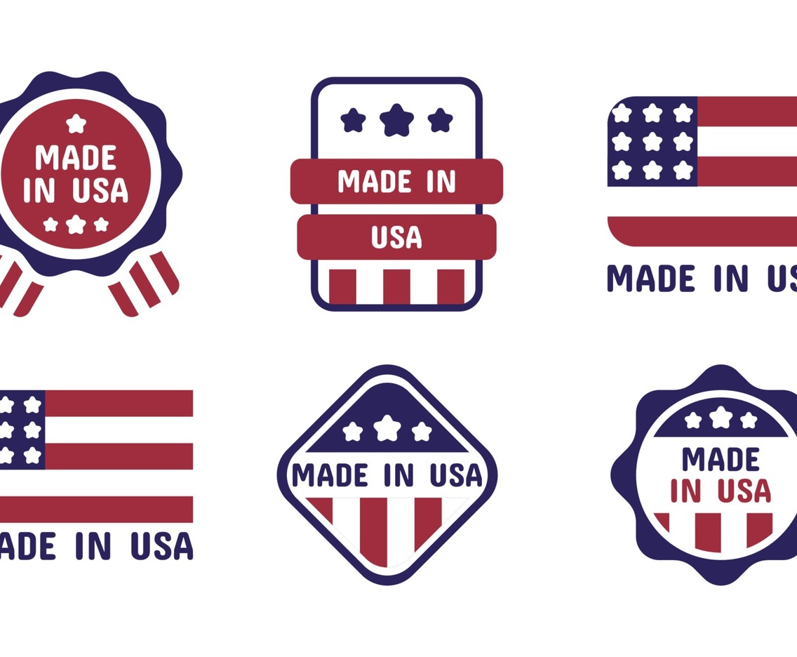 Made In Usa Logo Set Vector Art Graphics Freevector