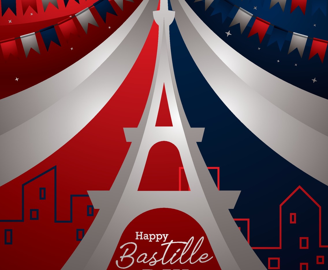 Bastille Day Illustration Concept