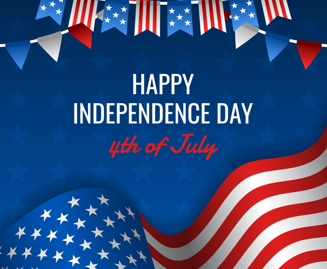 American Independence Day Background Concept