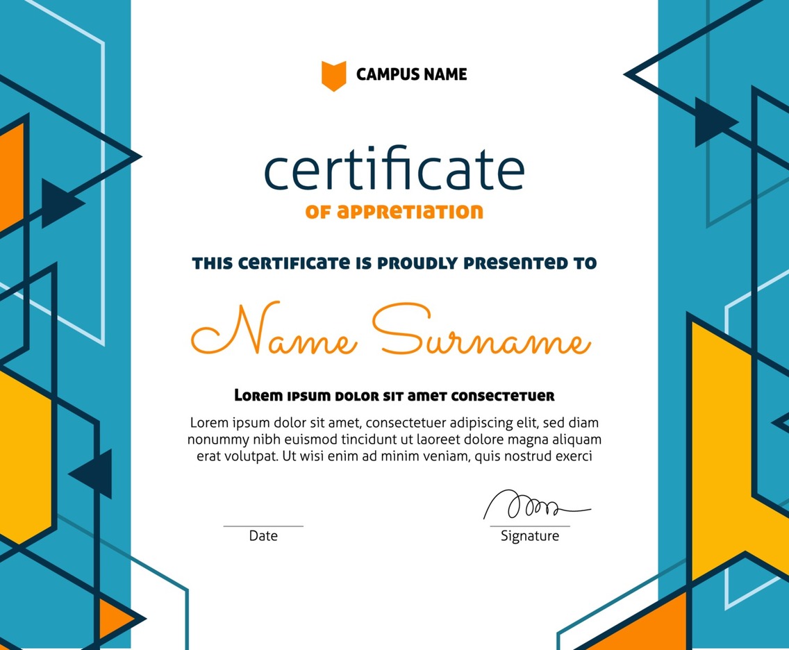 Fun Graduation Certificate Template