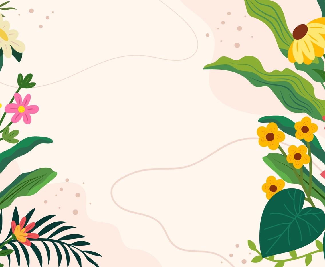 Flower and Foliage background