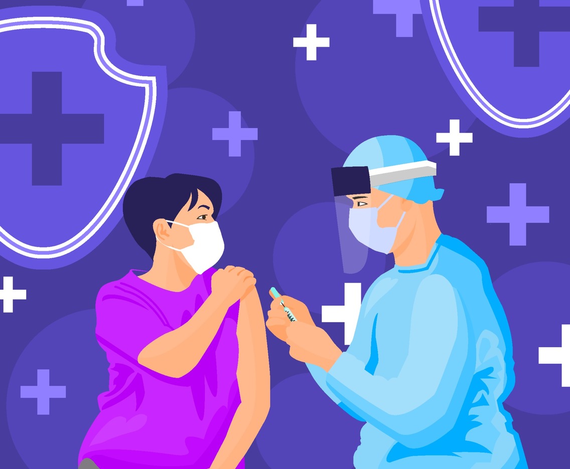 covid 19 vaccine concept
