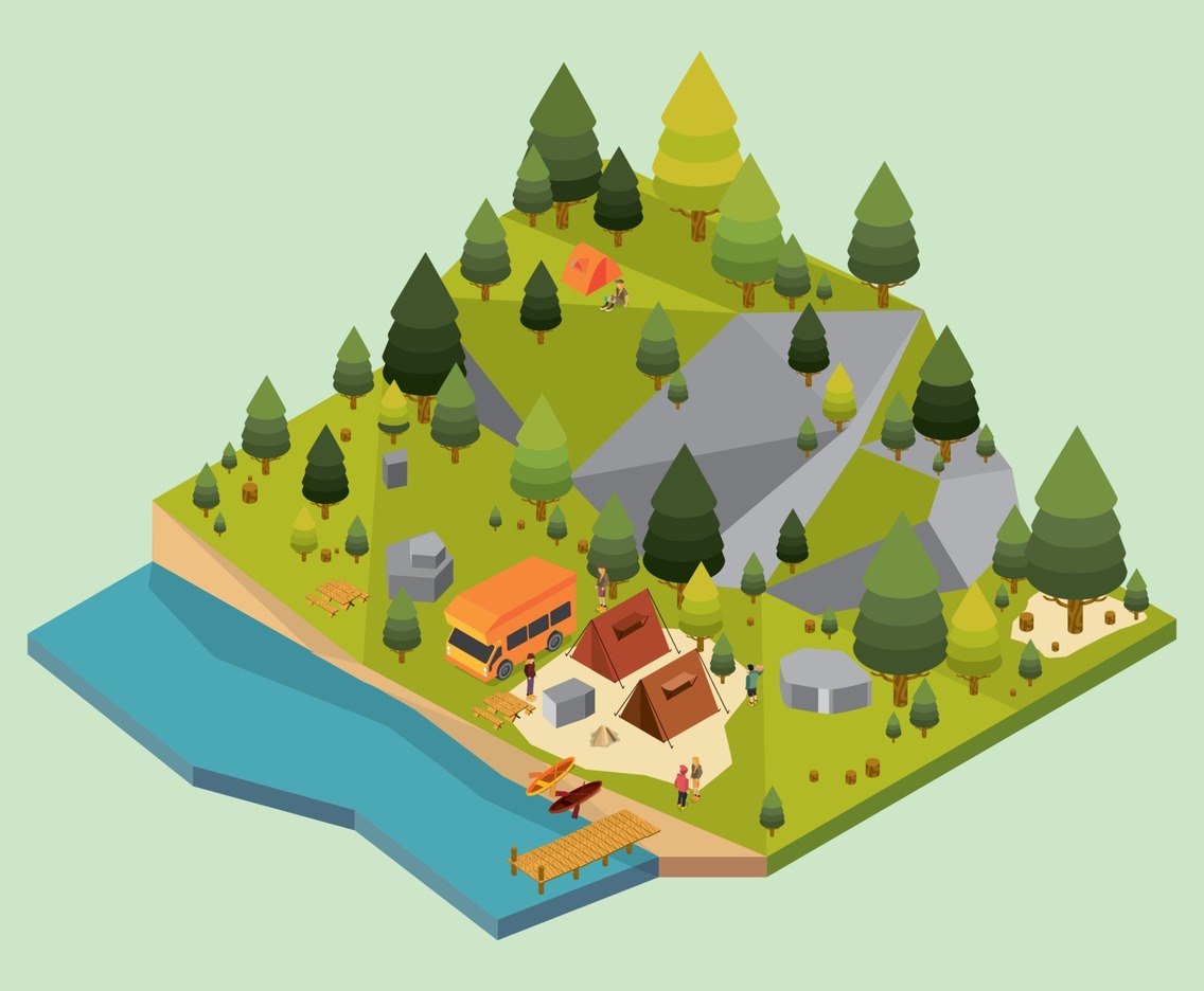 Isometric Illustration Concept