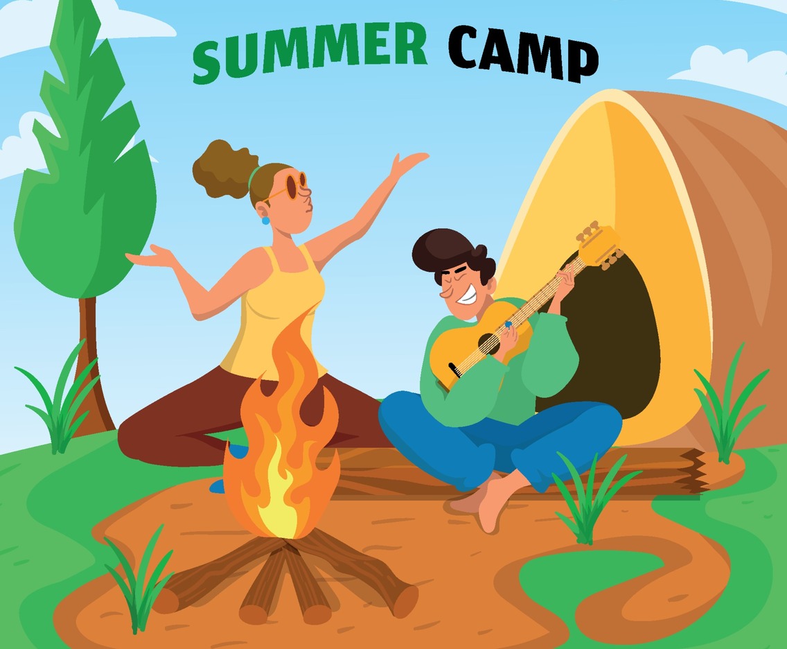Couple in Summer Camp Design