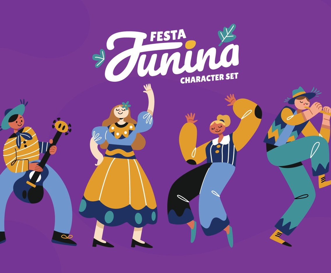 Festa Junina Character Design Set