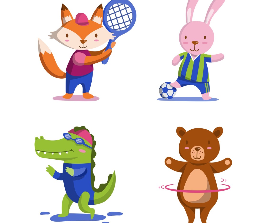 animal sport character collection