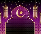 Eid Kareem Lantern Background