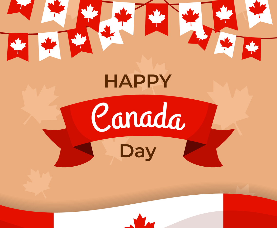 Canada Day Background Concept