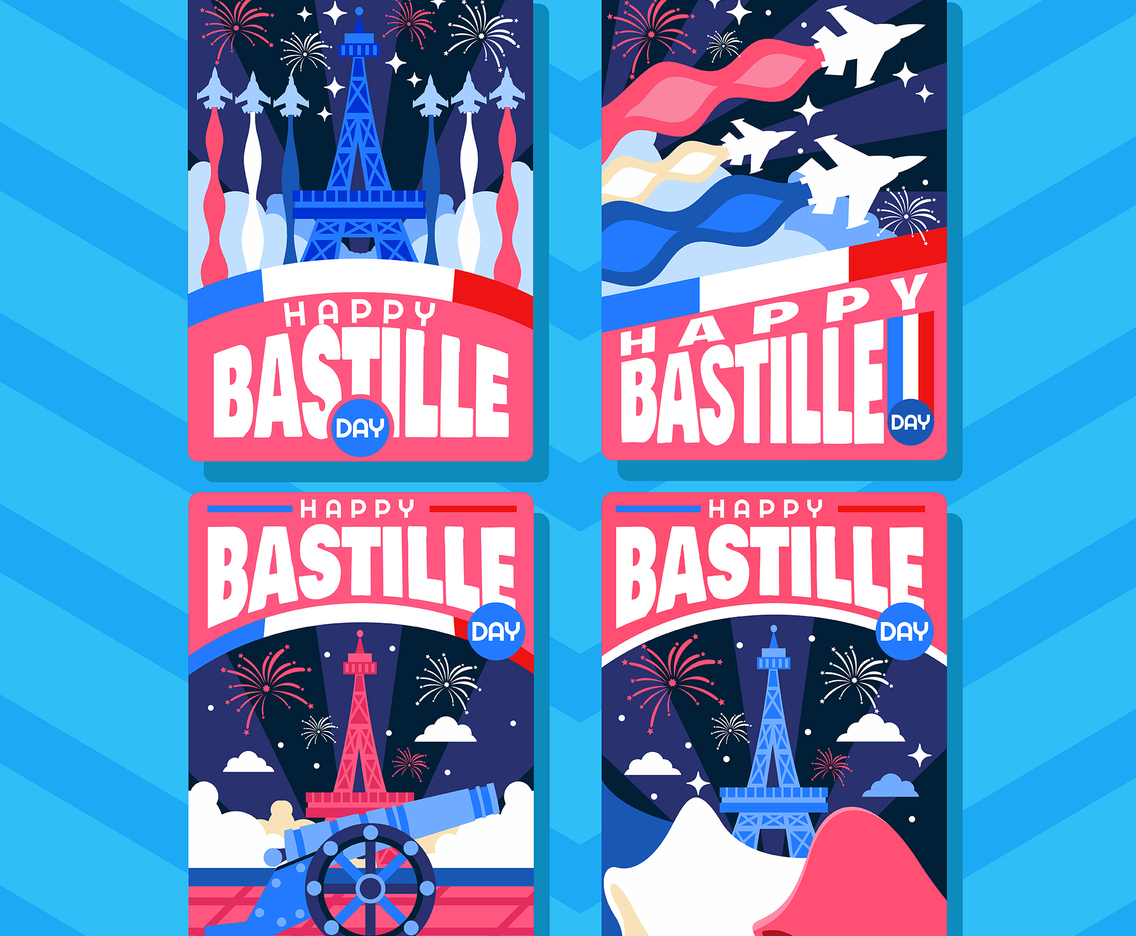 The Night of Bastille Card