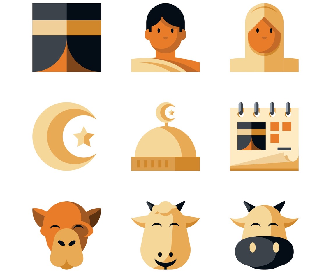 Ied al adha icon collection