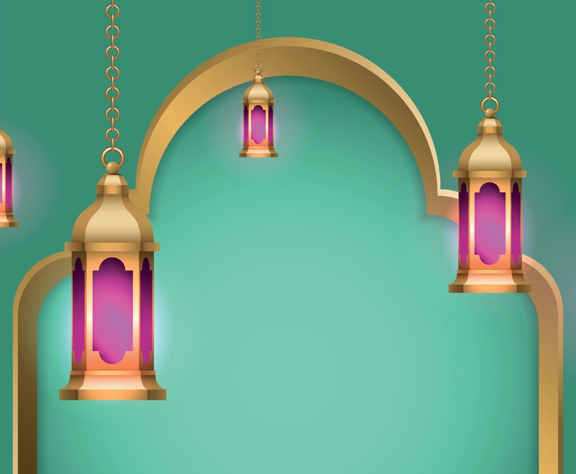 Islamic lantern background