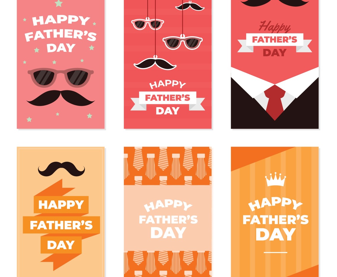 Father's Day Festivity Card Set