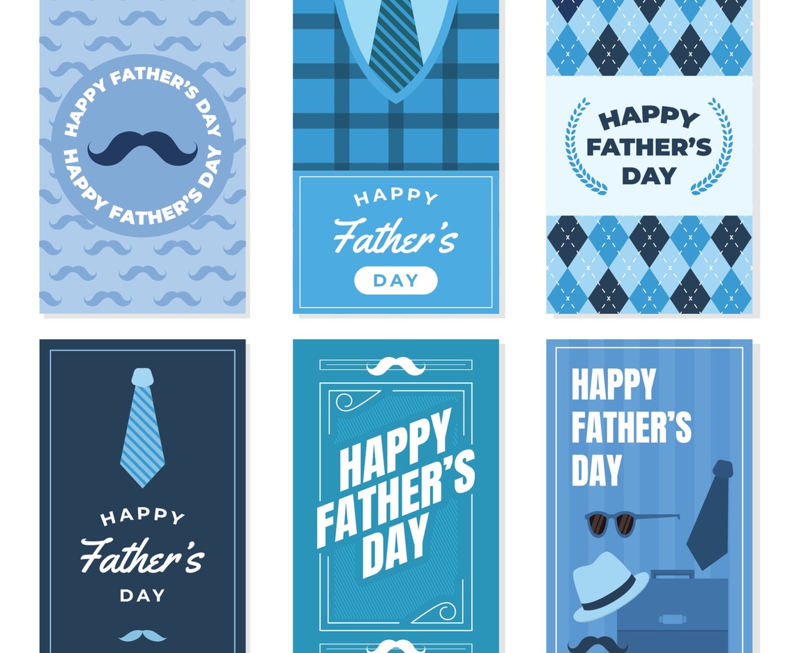 Father's Day Festivity Card Set