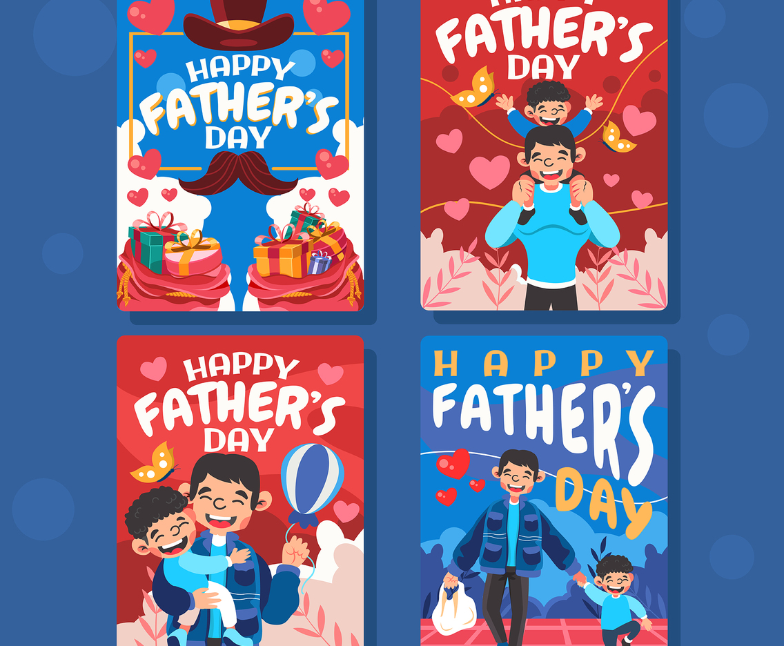Father Love for His Son Card