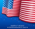 4th of July American Flag Background