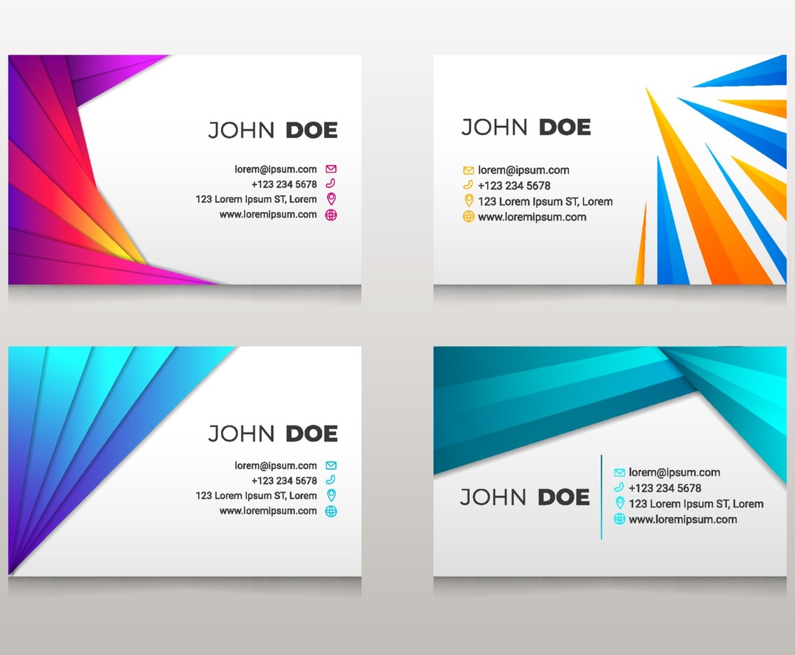Abstract Business Card Template