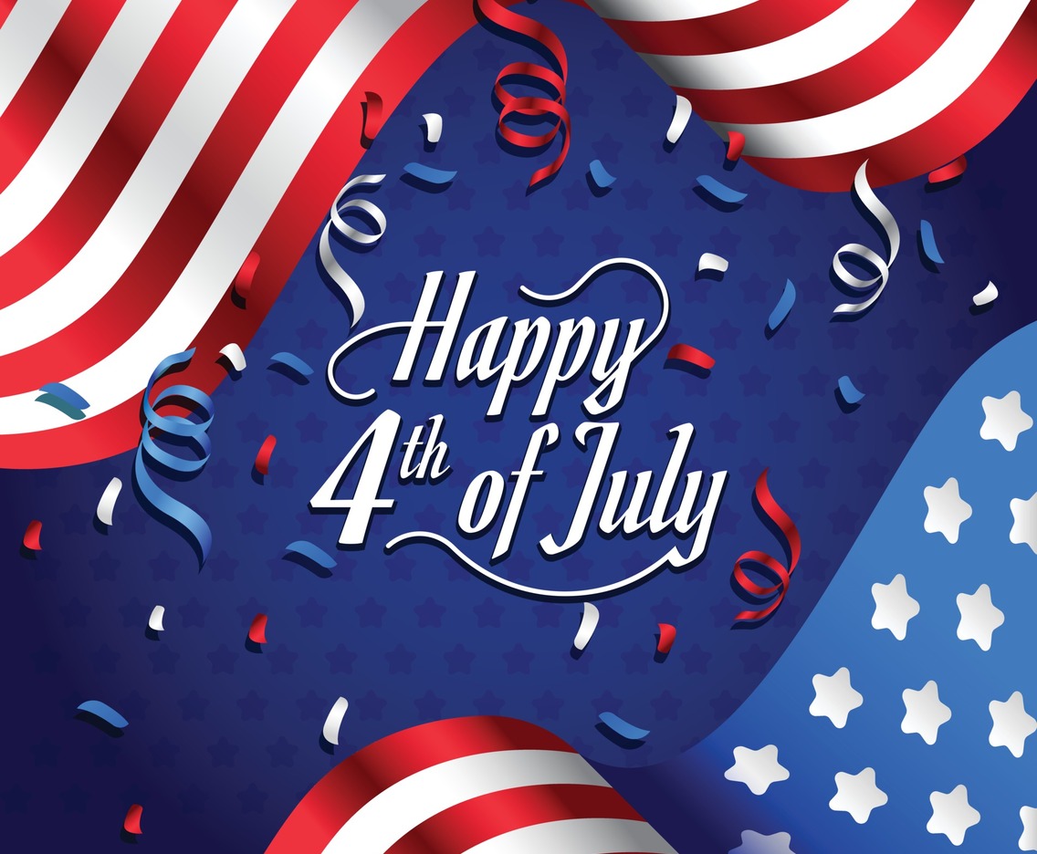 4th of July Flag Background