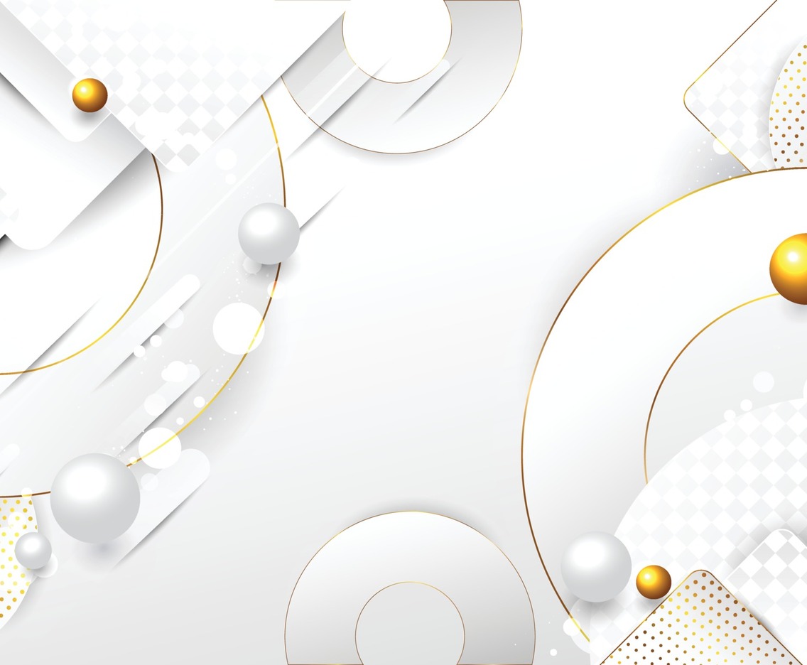 White Background with Gold Accents
