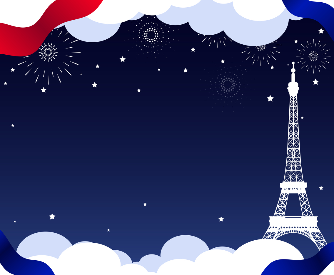 Happy Bastille Day Background