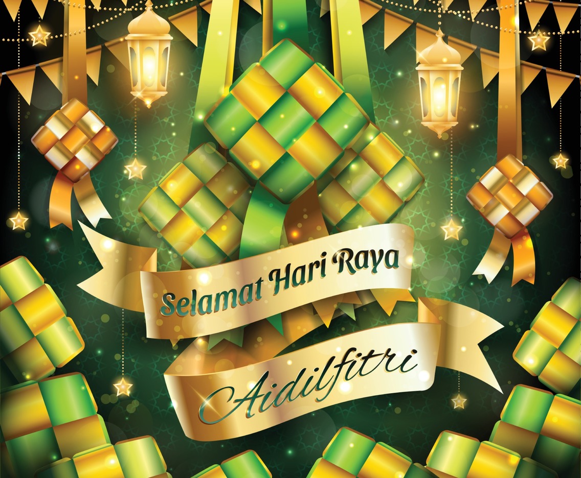Selamat Hari Raya Aidilfitri with Ketupat