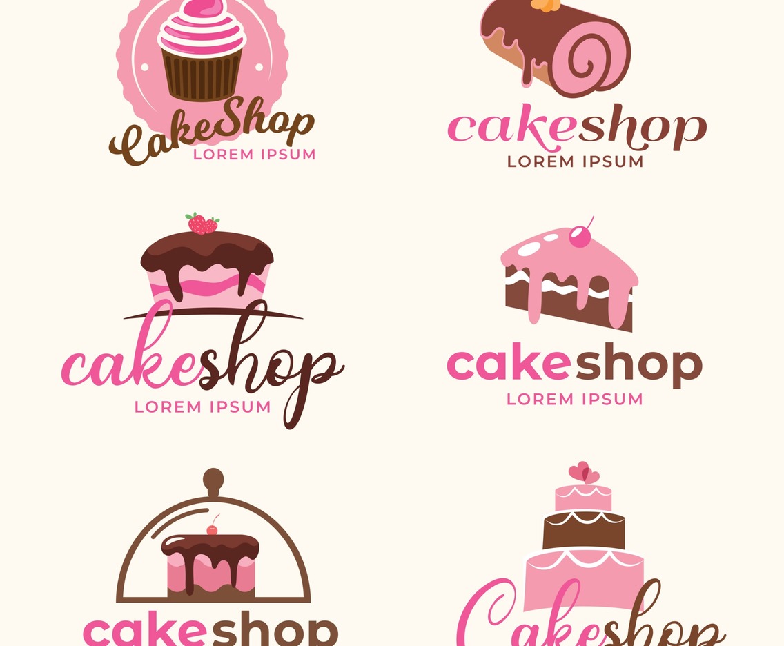 Cake Logo Design Collection