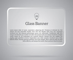 Glass Banner Vector
