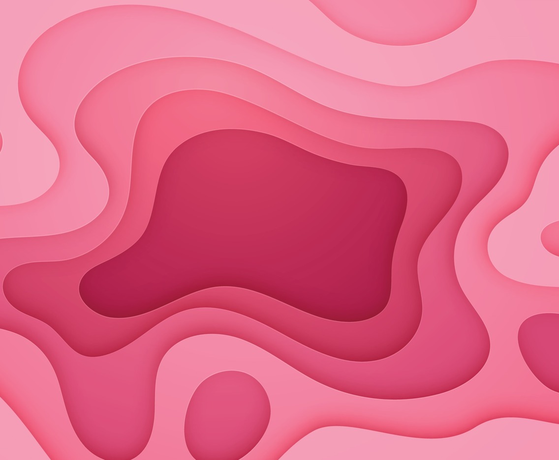 Pink Abstract Paper Cut Background