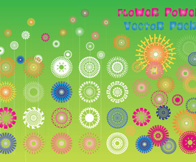 Editable Power Flower Flower Power Vector Art & Graphics | freevector.com