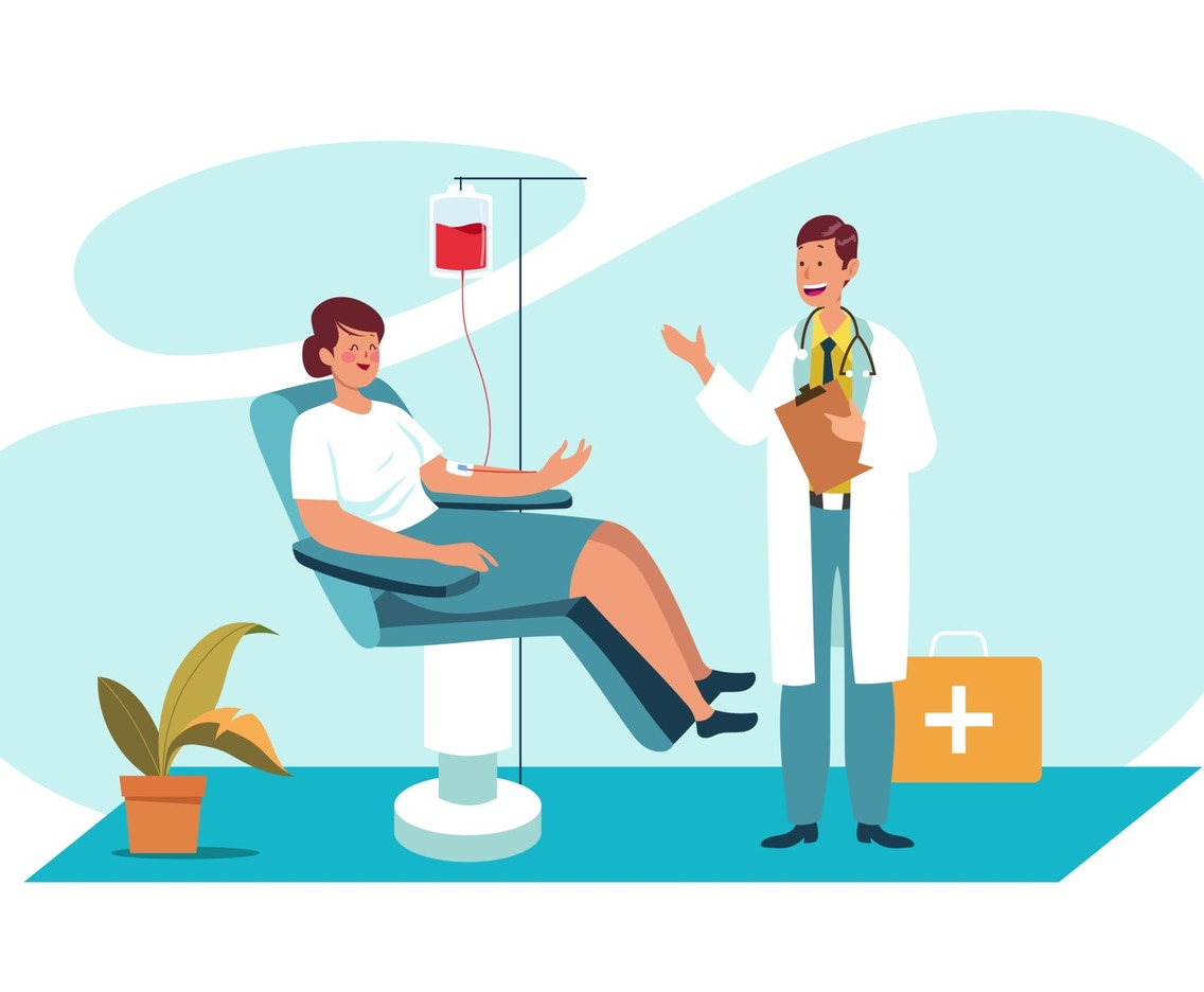 Women Donating Blood