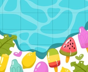 Ice Cream Summer Background