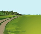 Country Road Vector