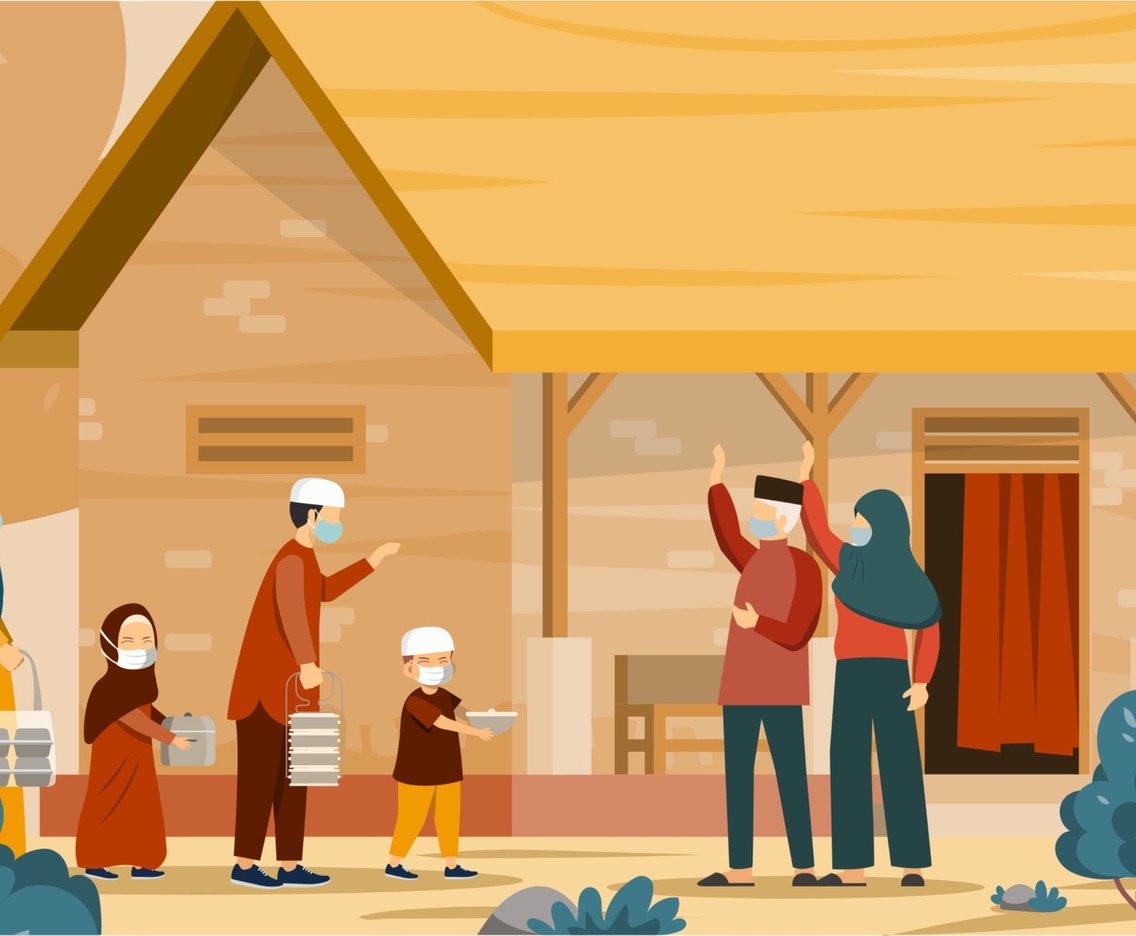 Food Sharing in Idul Adha Concept