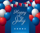 American Independence Day Background Concept