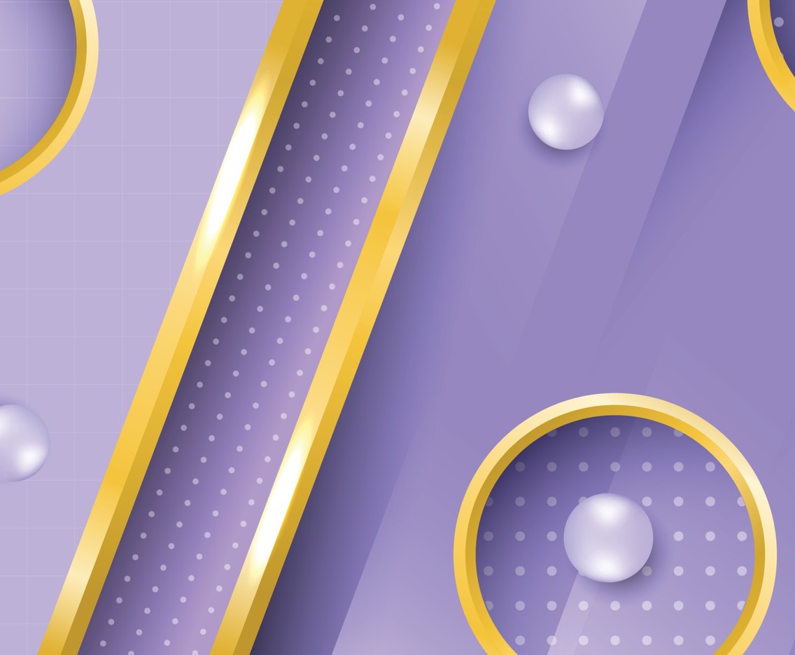 Lilac Background with Gold Element