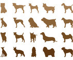 Dog Breeds Silhouettes