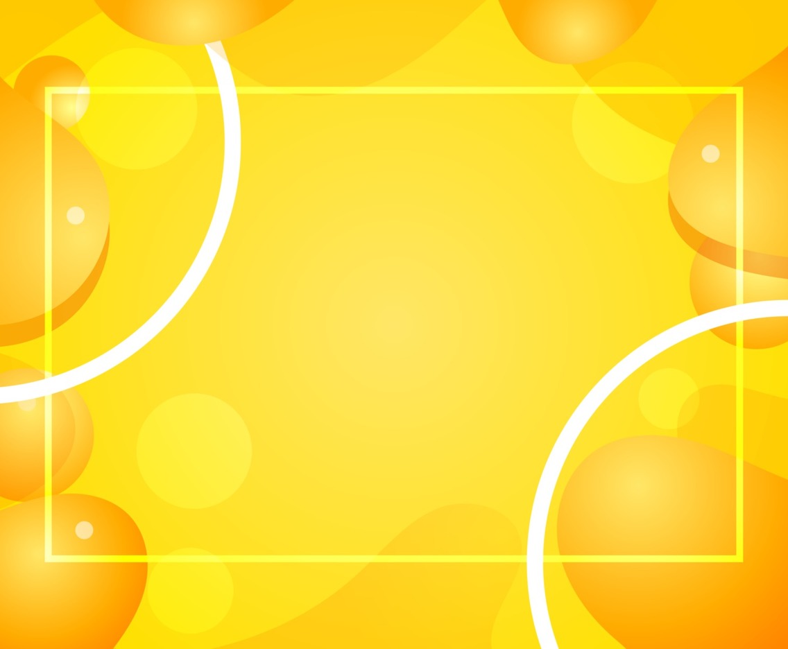 Bubbly Fresh Bright Yellow Background