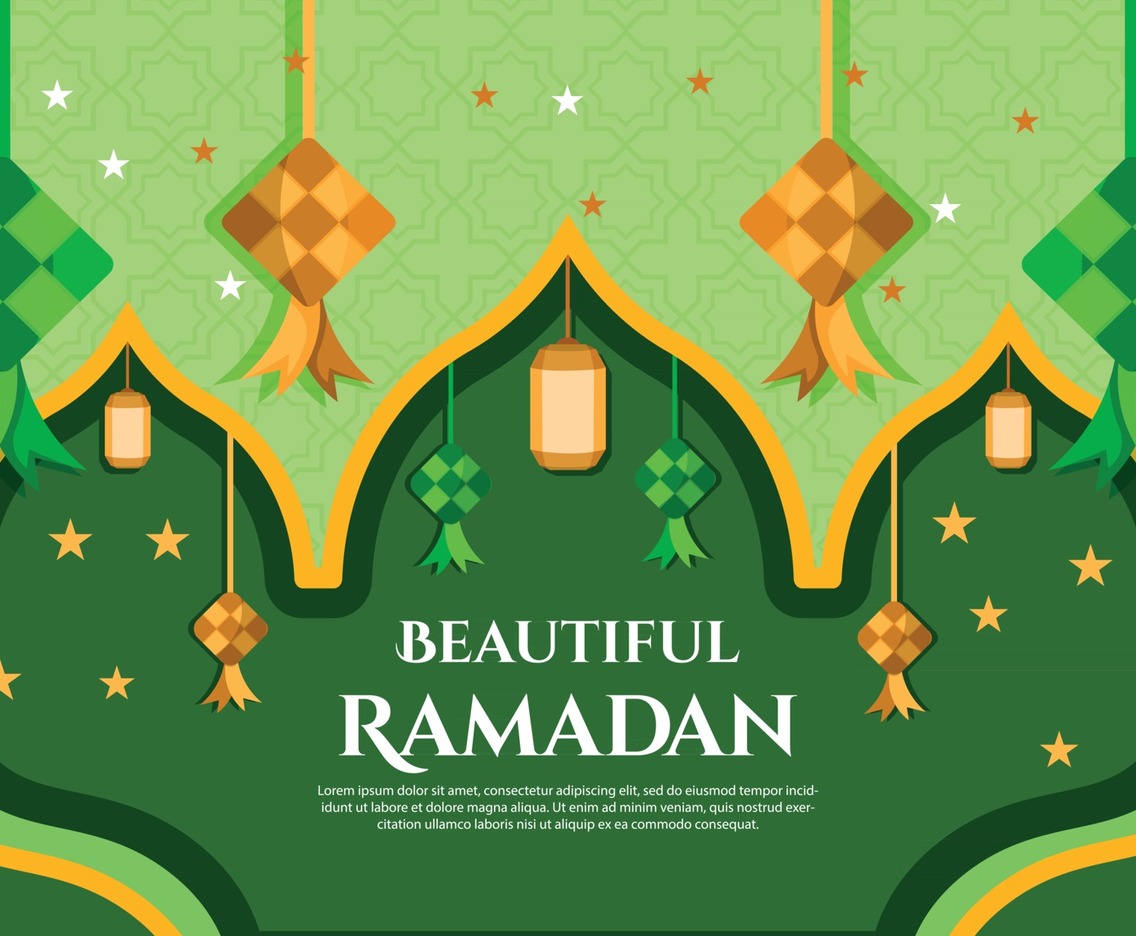 Ketupat Ramadan Background