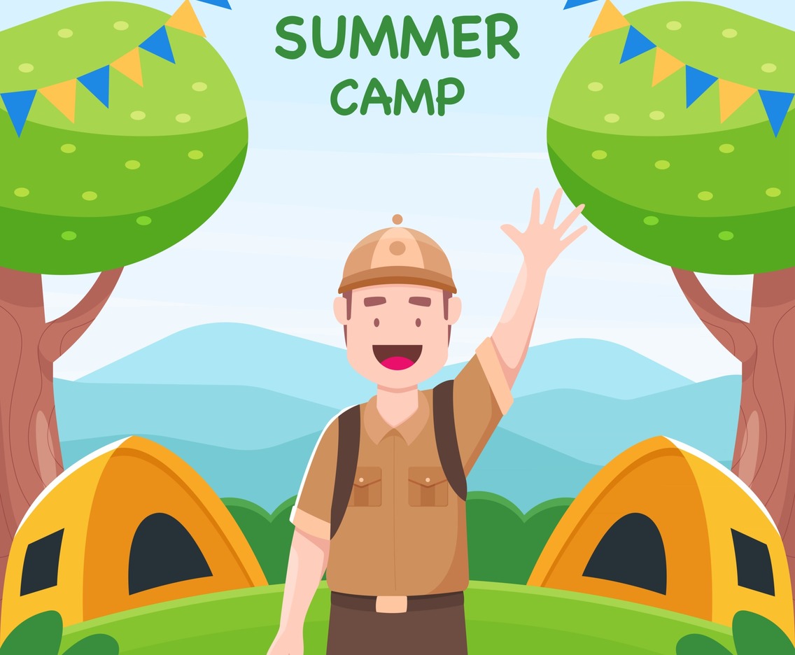 Child Doing Summer Camp Activity at Park