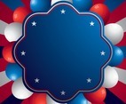 American Celebration Background Template