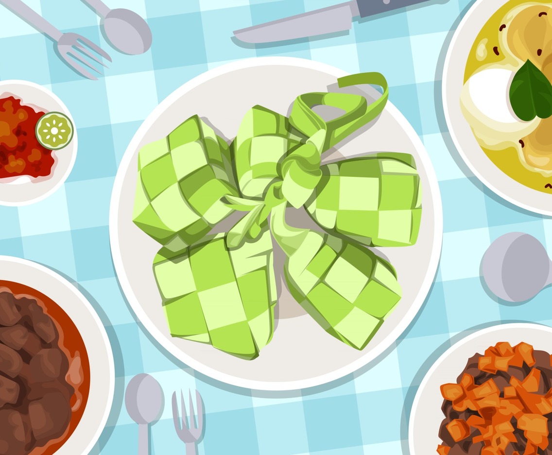 Various Eid Foods on the Table