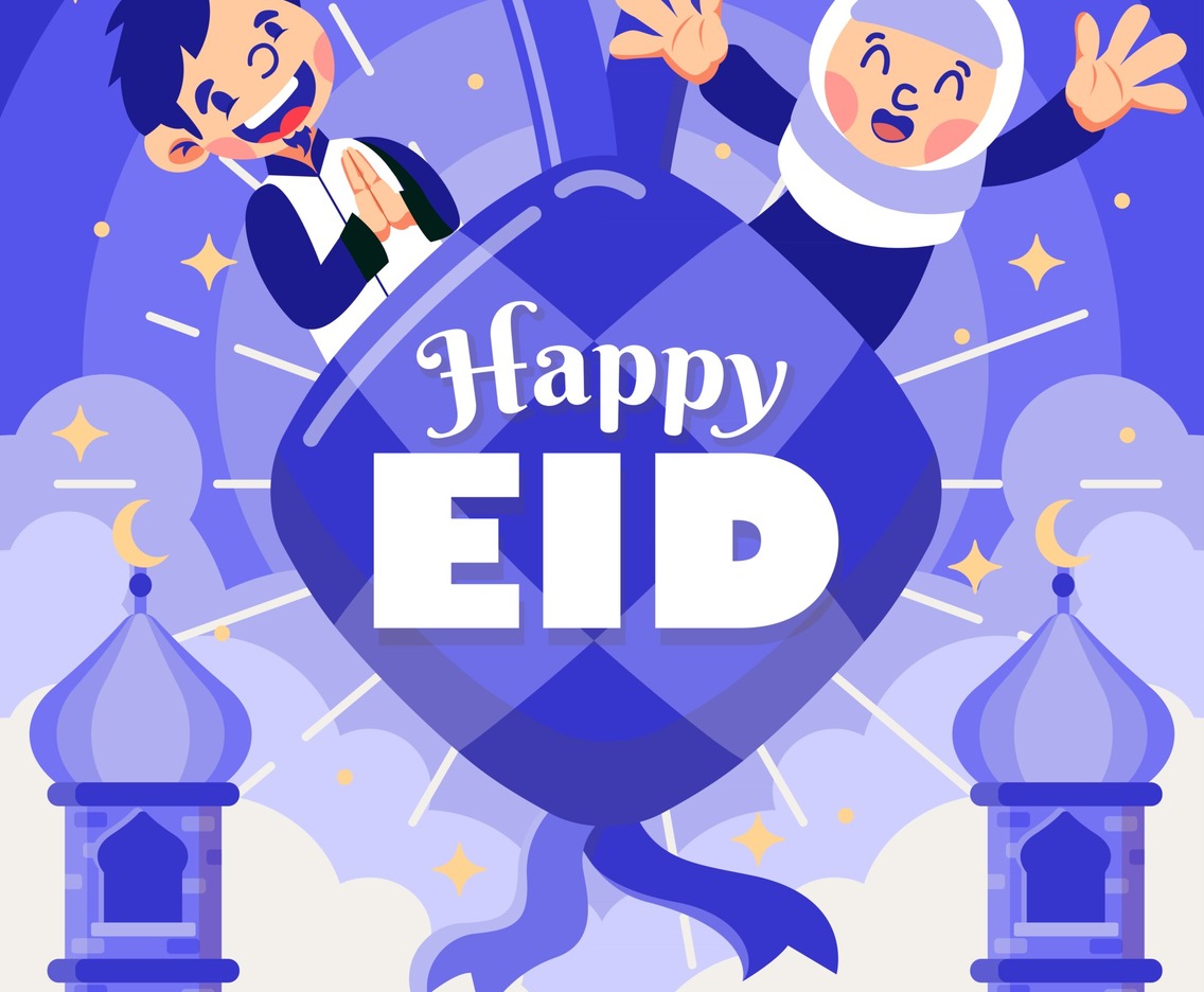 Happy Eid with Ketupat