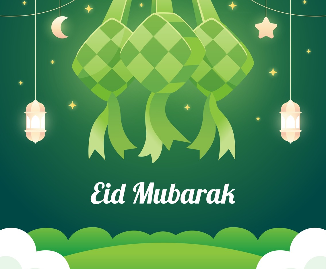 Ketupat of Eid Mubarak Decoration