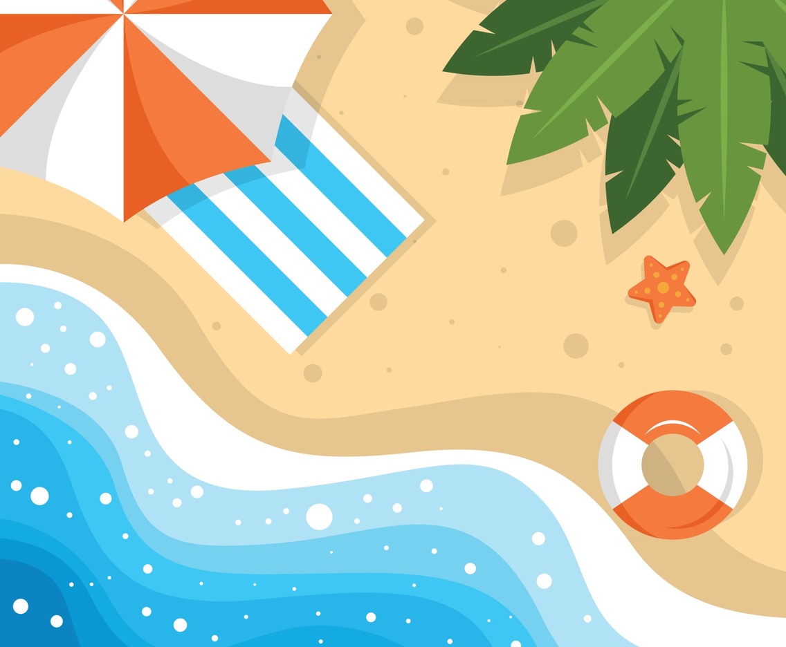Summer Beach Scenery