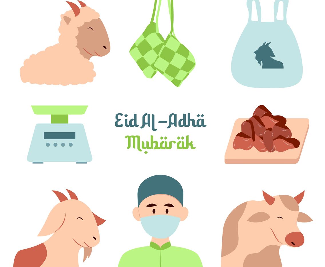 Eid Al Adha Icon Set