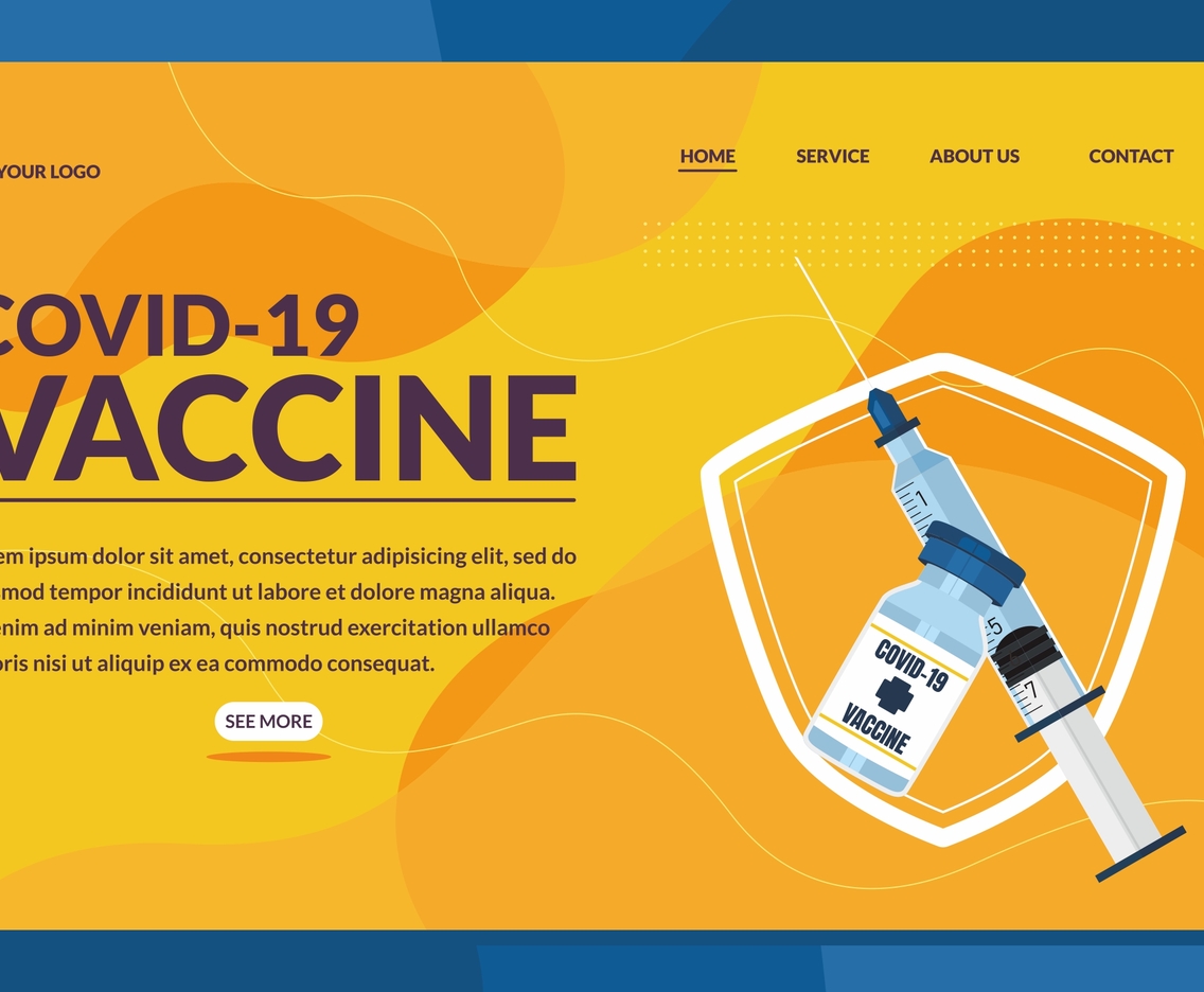 Vaccination Covid 19 Landing Page