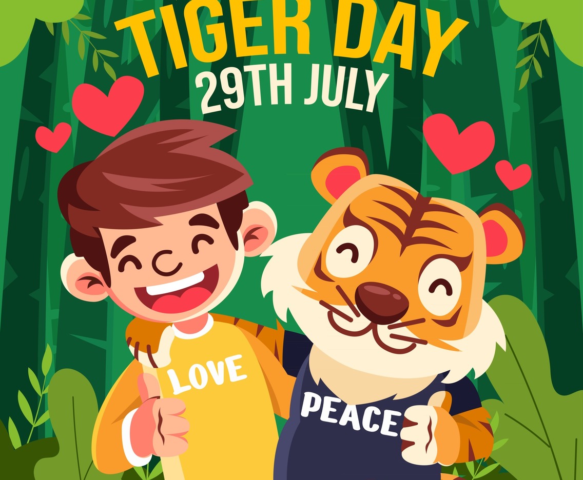 Friend Tiger and Human