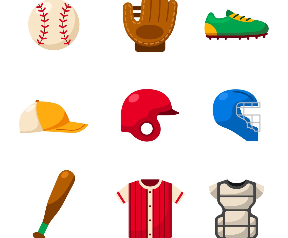 Softball Sport Equipment Gears Icon