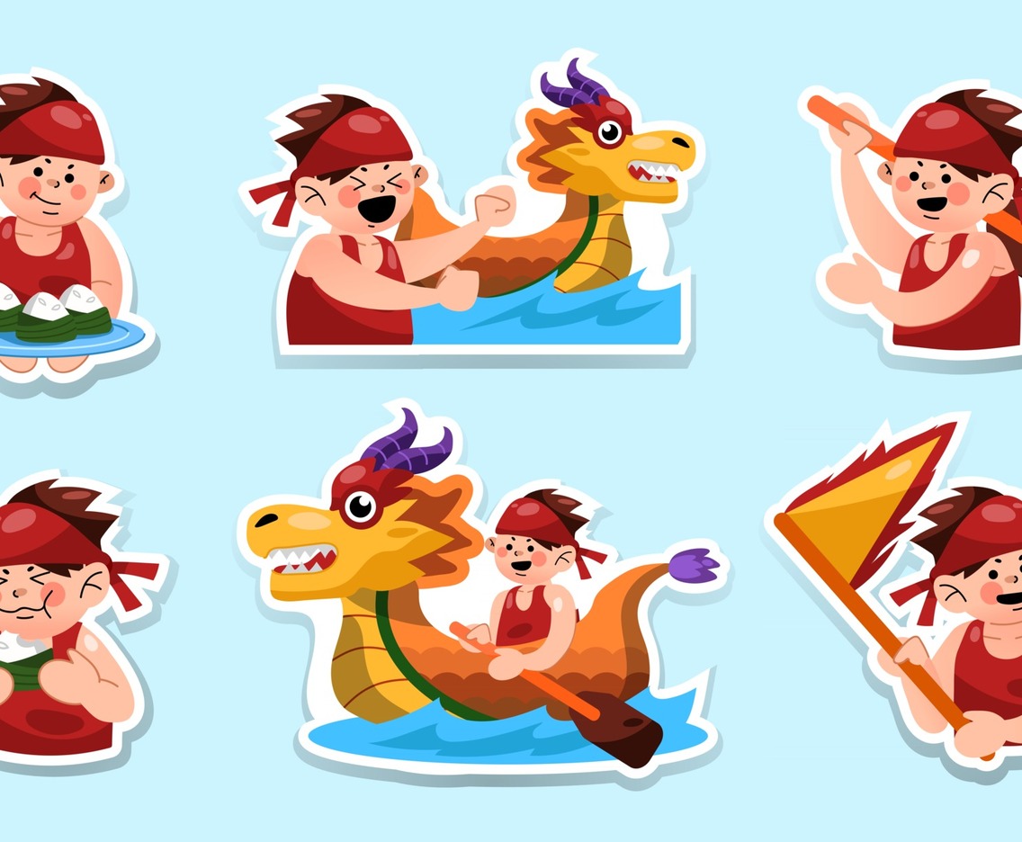 Dragon Boat Festival Stickers