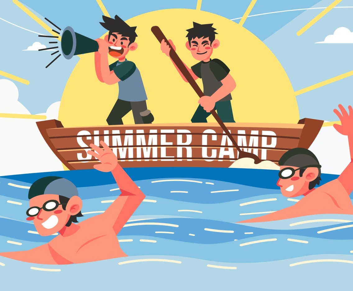 Swimming in Summer Camp
